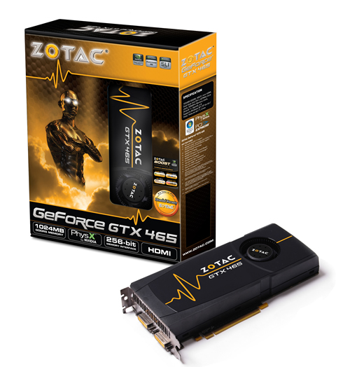 ZOTAC GEFORCE GTX465 1GB