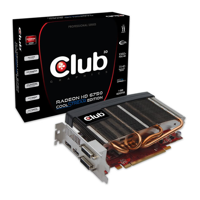 Club 3D Radeon HD 6750 CoolStream Edition