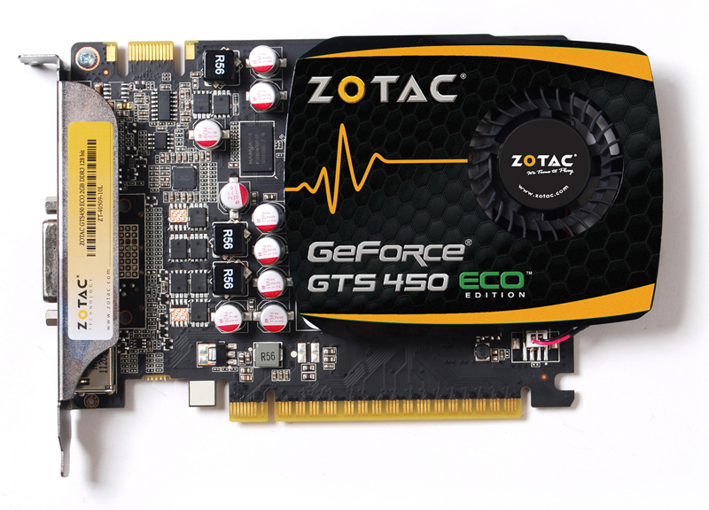 ZOTAC GTS450 ECO 2GB DDR3