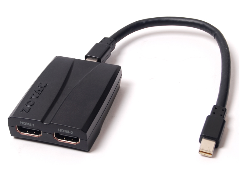 mini-DisplayPort to Dual HDMI Adaptor