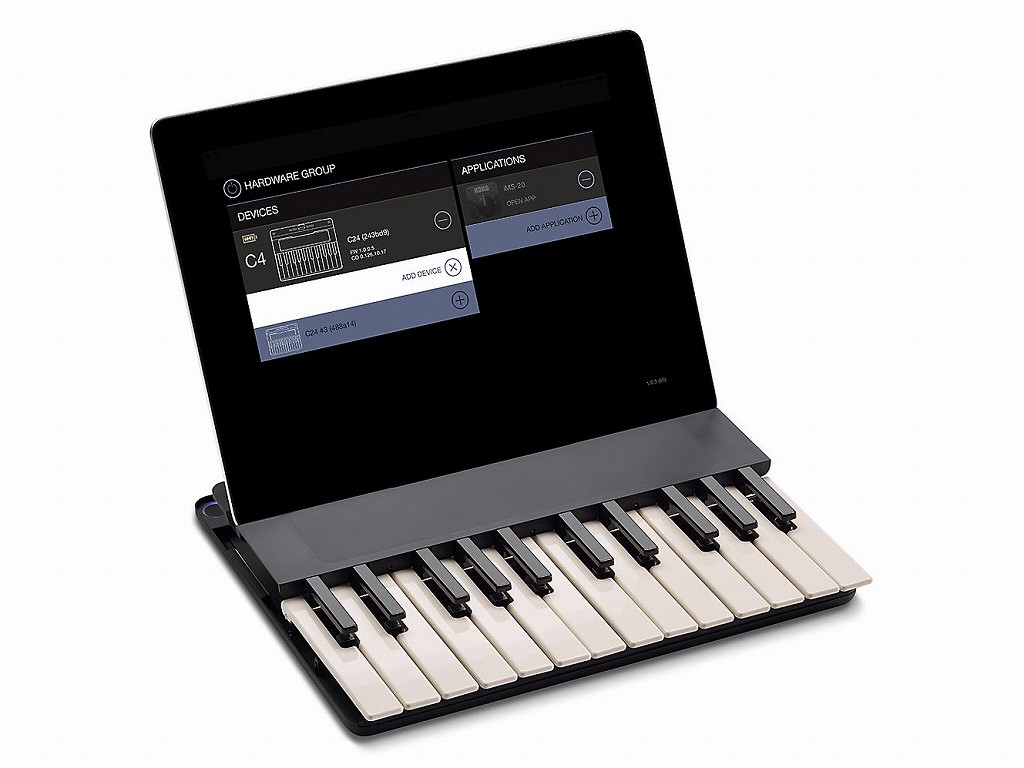 iPadがピアノに変身。世界初MIDI over Bluetooth LE対応の無線音楽キーボード「C.24」が発売 エルミタージュ秋葉原