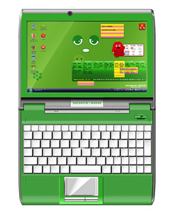 ガチャピン&ムックモバイルノートパソコン