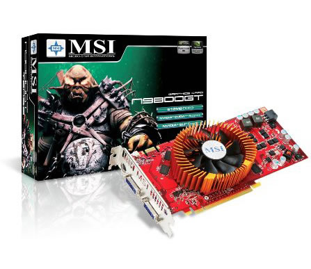 MSI�A�u�C���t�@���vGPU�N�[���[�̗p��OC���f���uN9800GT-T2D512J3-OC�v���\