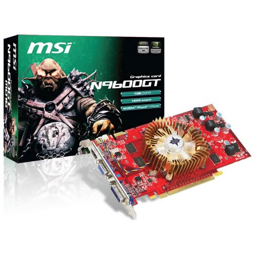 �����d�͔�9600GT���� msi�u9600GT-MD1G ECO�v����