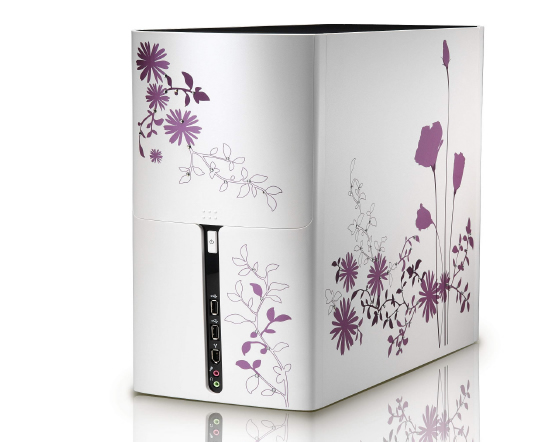 IN-WIN�A�X�����t�X�L�[�̃J�b�g�N���X�^����➑̂ɓ\��t�����HPC�P�[�X�uIW-Z612W/WOPS�iAllure�j�v