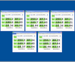 Intel SSDテスト