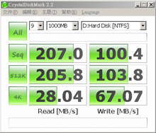 CrystalDiskMark2.2