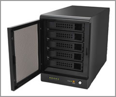 �h���C�u�h�ASATA�{�b�N�XRAID 5BAY
