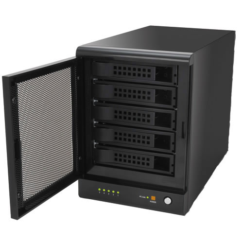 �h���C�u�h�ASATA�{�b�N�XRAID 5BAY