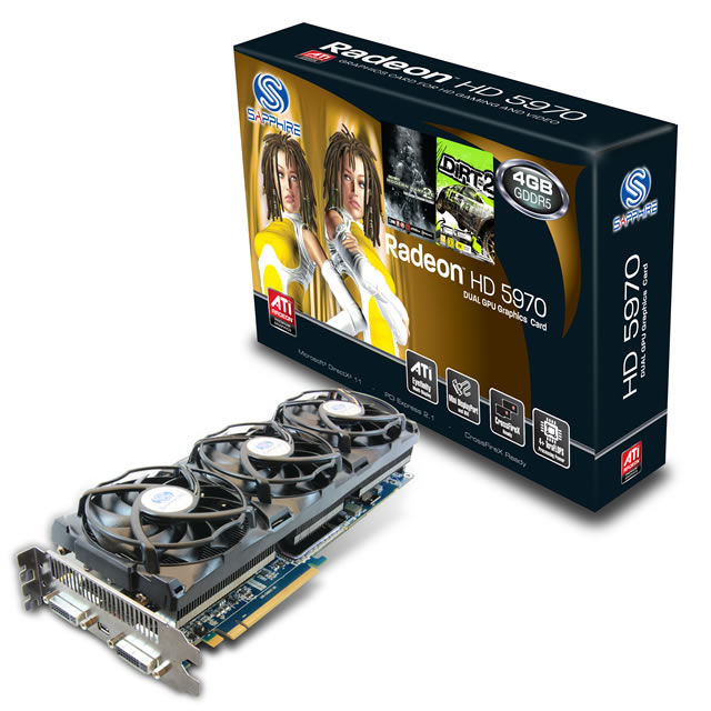 SAPPHIRE HD5970 4G GDDR5