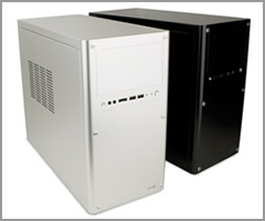 Abee Smart J08 PCケース レッド（Micro ATX対応） アビー、静音アルミ