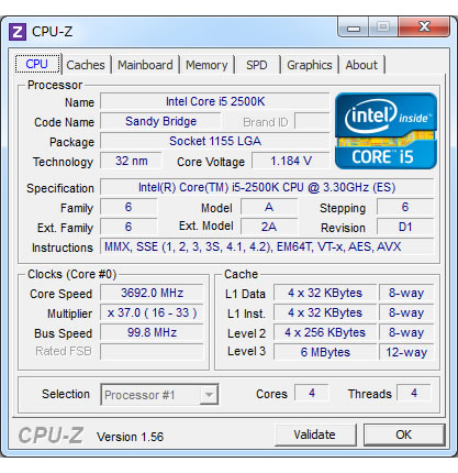 Core i5-2500K