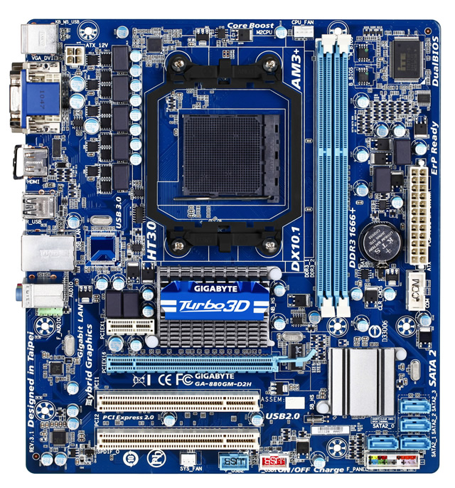 GA-880GM-D2H REV3
