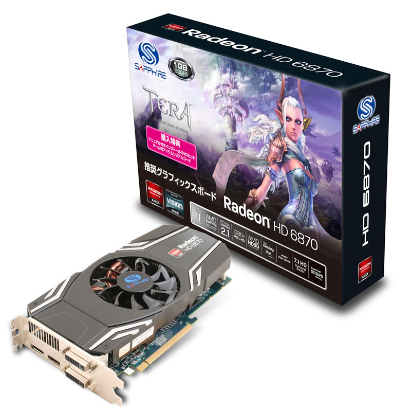 TERA HD6870 1G GDDR5 PCI-E DVI2/HDMI/DP