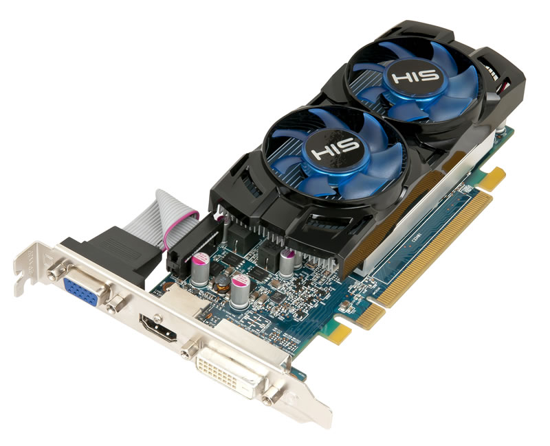 HIS 6670 Fan 1GB GDDR5 PCI-E DVI/HDMI/VGA