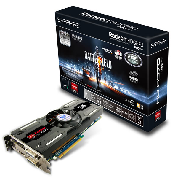 SAPPHIRE FLEX HD 6970 2GB GDDR5 BF3 Edition