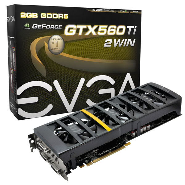 EVGA GeForce GTX 560 Ti 2Win