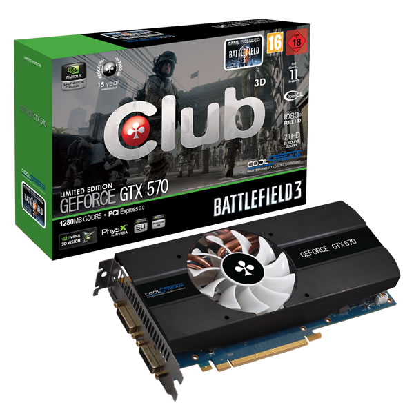GeForce GTX 570 Battlefield 3 Limited Edition
