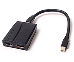 mini-DisplayPort to Dual HDMI Adaptor
