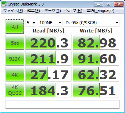 CrystalDiskMark 3.0
