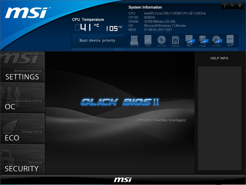 Click BIOS II