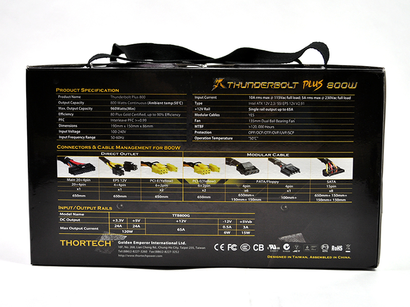 THUNDERBOLT PLUS 800W