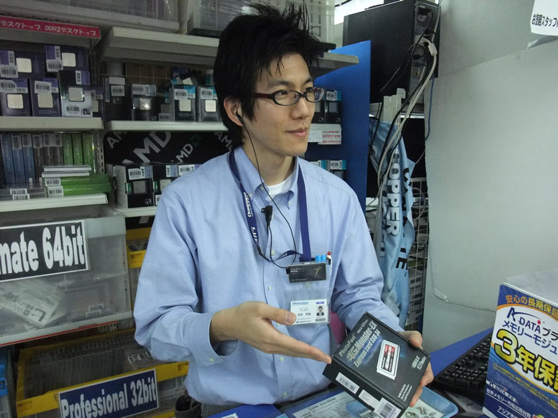 ドスパラ秋葉原本店、池田氏
