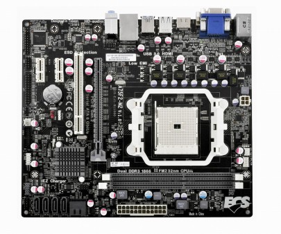 TDP140Wサポートのハイエンドから実売5,000円のローエンドまで、ECSよりTrinity対応マザー3製品