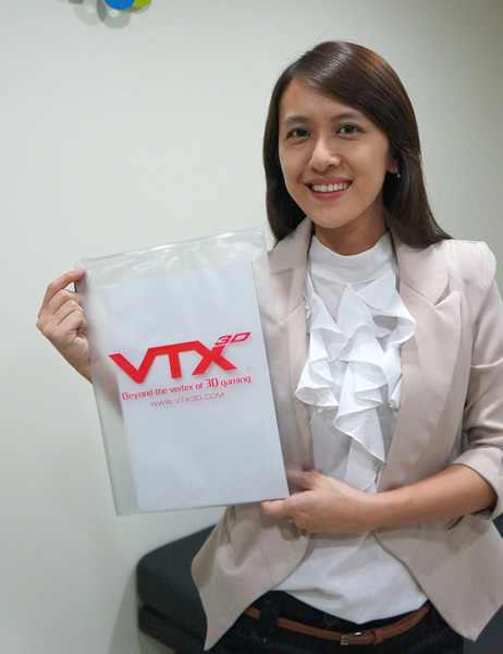 日本市場での販売開始にあたって意気込みを語ってくれた、VTX3Dの日本市場担当であるセールススペシャリストのVivian Huang氏
