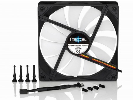 独自ブレードで風量を確保したケースファン、Fractal Design「Newton Series R2」