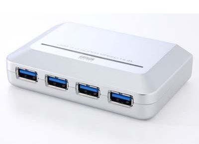 VIA「VL811」搭載の4ポートUSB3.0ハブ、サンワダイレクト「400-HUB020SV」