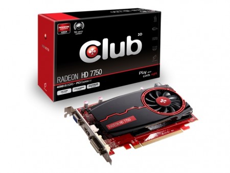 Club 3D、大容量4GBメモリ実装のRadeon HD 7750「CGAX-7758Z」リリース