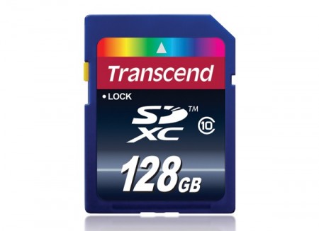 容量128GBのClass 10対応高速SDXCカード、トランセンド「TS128GSDXC10」