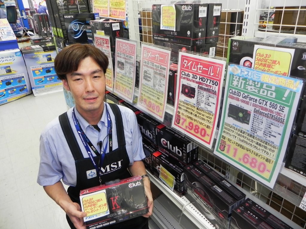 ドスパラ パーツ館　谷津さん