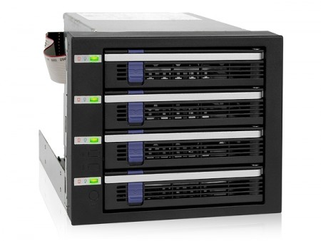 ICYDOCK、80mmファンで効率良く冷やす5インチベイリムーバブルラック2モデルをリリース