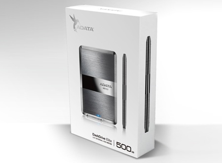 ADATA、世界最薄8.9mm厚のUSB3.0対応ポータブルHDD「DashDrive Elite HE720」
