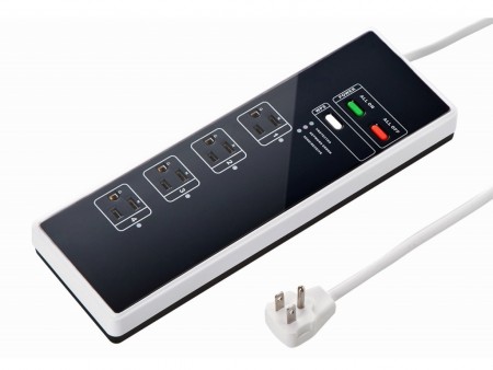 外出先で消費電力を確認できる無線LAN内蔵電源タップ、サンワサプライ「Navi-Ene Tap」