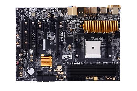 ECS、黒と金のコントラストが美しい高耐久Socket FM2マザー「A85F2-A GOLDEN」をリリース