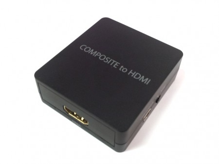 テック、コンポジット映像をHDMIに変換するフルHD対応アップスキャンコンバータ「CVHD-001」発売
