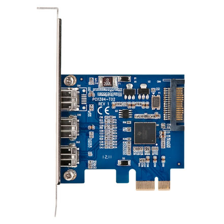 センチュリー「ポートを増やしタイ」シリーズから、PCIe（x1）対応IEEE1394b×3増設カード発売