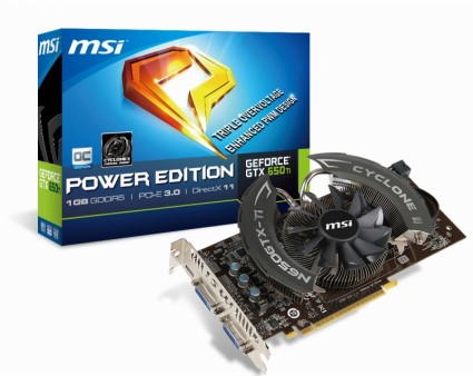 MSI、トリプルオーバーボルテージ対応GTX 650Ti「N650GTX-Ti Cyclone II PE OC」