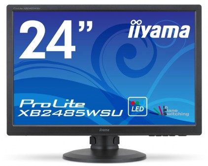 WUXGA対応IPSパネル24.1インチワイド液晶、iiyama「ProLite XB2485WSU」