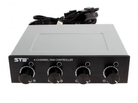 3.5インチ内蔵型4chファンコントローラー「DN-45538」が上海問屋から発売