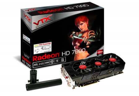 VTX3D、デュアルGPU HD 7990搭載ハイエンドモデル「VTX3D HD7990 6GB GDDR5」発表