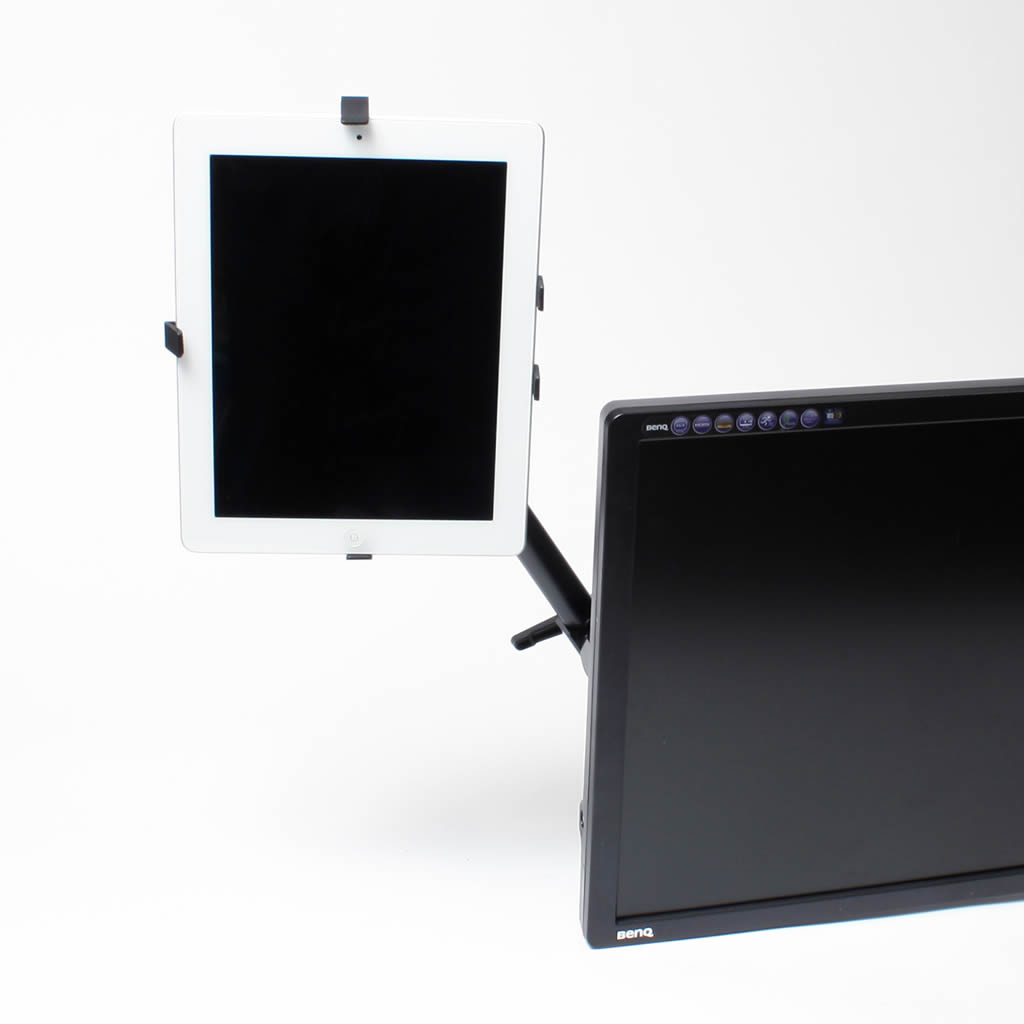 その手があったか！モニタのVESA穴利用のタブレット向けアームがサンコーより発売開始