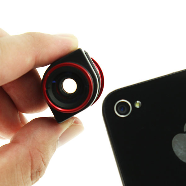 3つのレンズがひとまとめ。iPhone 5/4S/4対応3in1（魚眼・ワイド・マクロ）カメラレンズキット発売