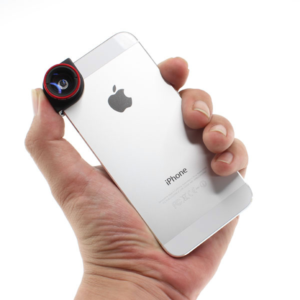 3つのレンズがひとまとめ。iPhone 5/4S/4対応3in1（魚眼・ワイド・マクロ）カメラレンズキット発売