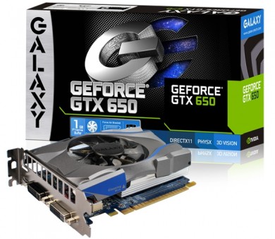 お待ちかね、補助電源コネクタなし版GTX 650搭載モデル「Galaxy GeForce GTX 650 Green Edition」がリリース