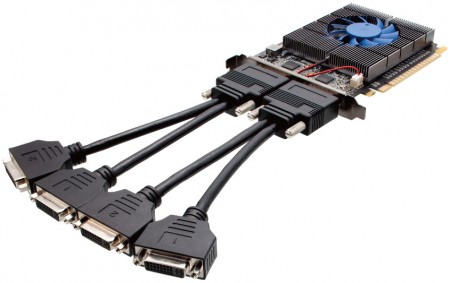 玄人志向、DVI×4出力が可能なGT 610などNVIDIA GPU搭載グラフィックスカード4製品を10月下旬発売