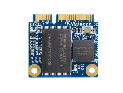 Apacer、W29.85×D26.8のmSATAミニフォームファクタ対応SSD、「Mini M4」シリーズ発表